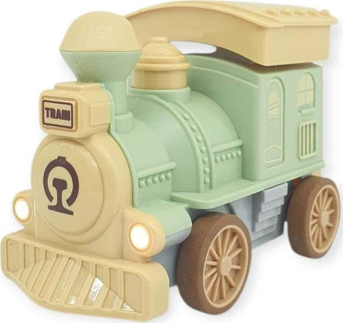 Oyuncak Tren Işıklı Sesli Bas Gitsin 14Cm - Yeşil - 8068A