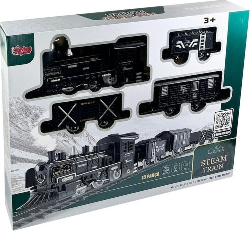 Işıklı Ve Sesli Buhar Çıkartan Tren Set