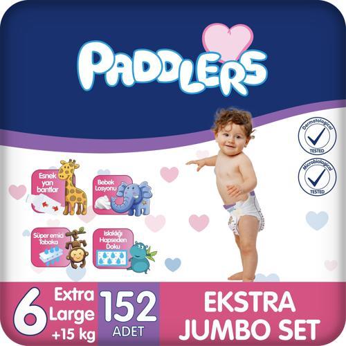 Bebek Bezi 6 Numara X-Large 152 Adet (15+Kg) Ekstra Jumbo Set