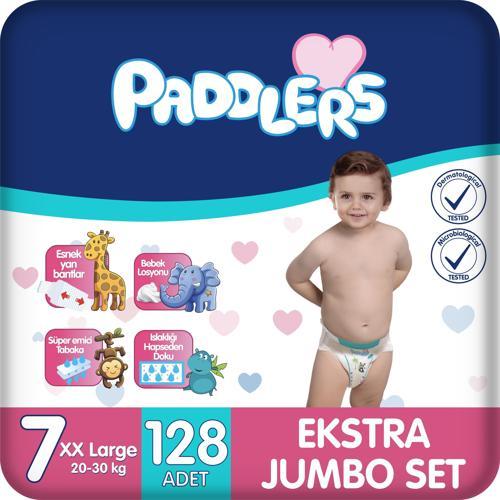 Bebek Bezi 7 Numara XX-Large 128 Adet (20-30 Kg) Ekstra Jumbo Set