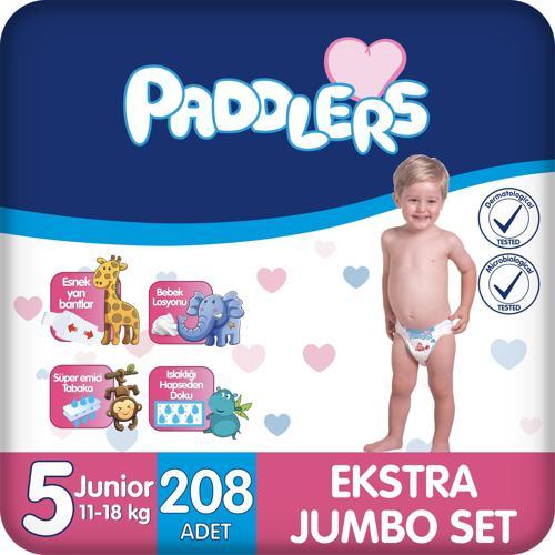 Bebek Bezi 5 Numara Junior 208 Adet (11-18 Kg) Ekstra Jumbo Set