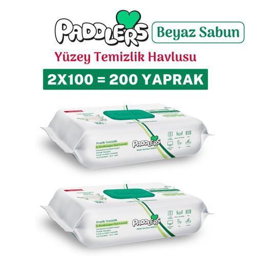 Easy Clean Beyaz Sabun Katkılı Yüzey Temizlik Havlusu 2x100 (200 Yaprak)