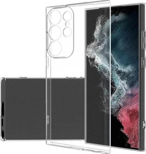 Samsung Galaxy S23 Ultra Uyumlu Kamera Korumalı Darbe Önleyici Ultra Slim TPU Şeffaf Silikon Kılıf