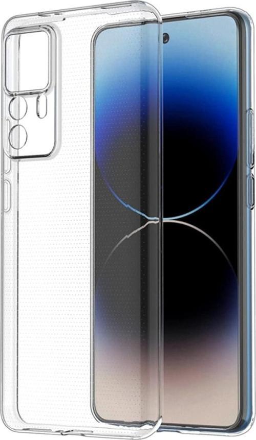 Xiaomi Mi 12T-12T Pro Uyumlu Kamera Korumalı Darbe Önleyici Ultra Slim TPU Şeffaf Silikon Kılıf
