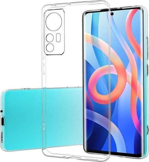 Xiaomi Mi 12 Uyumlu Kamera Korumalı Darbe Önleyici Ultra Slim TPU Şeffaf Silikon Kılıf