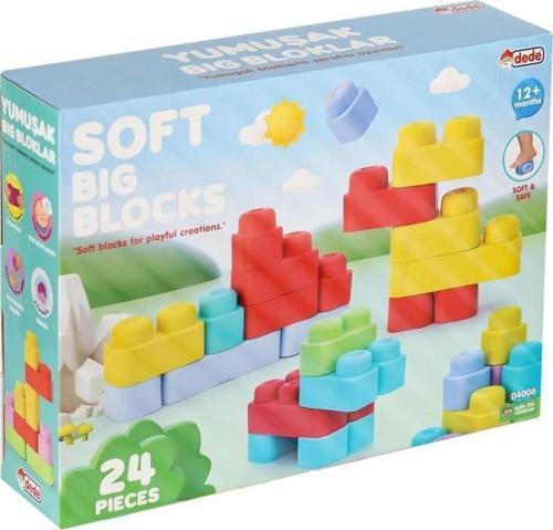 Nessiworld 04006 Yumuşak Big Bloklar 24 Parça -Dede
