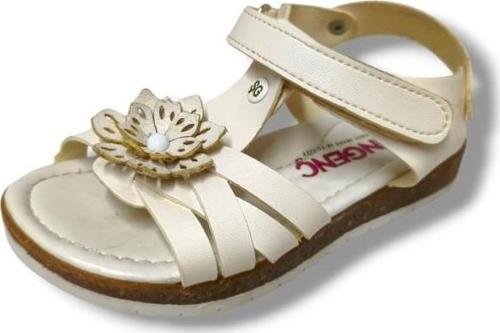 3083-20 Çapraz Şerit Çiçekli Kız Çocuk Sandalet 26-30