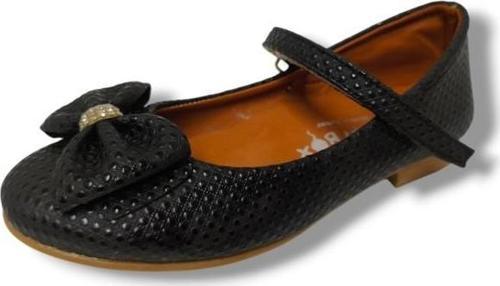 Bebe 3075-20 Baskı Deri Fiyonklu Kız Çocuk Babet 26-30