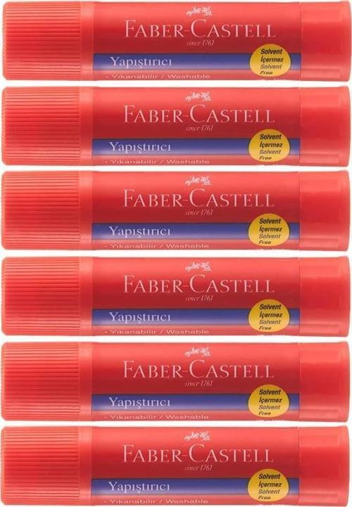 Glue Stick Yapıştırıcı Katı Yapıştırıcı 40 Gr Ruj Yapıştırıcı 6 Adet