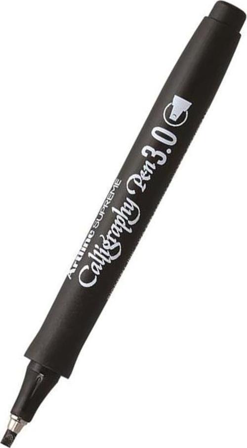 Kaligrafi Kalemi Siyah 3.0 Mm Düz Kesik Uç Supreme Calligraphy 1 Adet Kesik Keçe Uçlu Kaligrafi