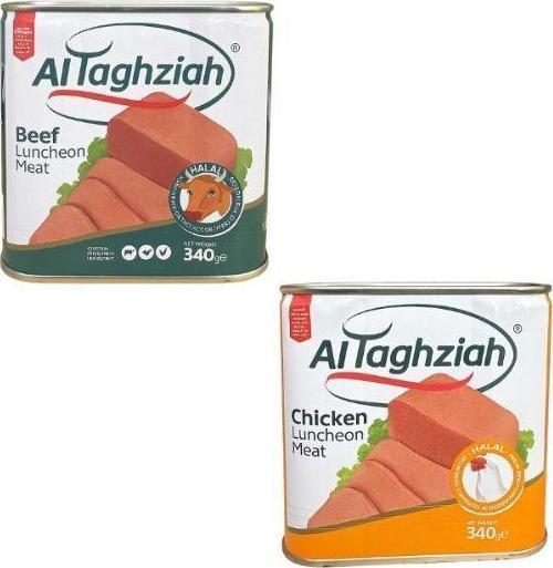 AL TAGHZIAH CHİCKEN LUNCHEON MEAT (TAVUK SALAM) 340 GR + BEEF LUNCHEON MEAT (ET SALAM) 340 GR