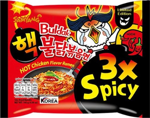 Buldak 3X Acılı Tavuk Aromalı Ramen