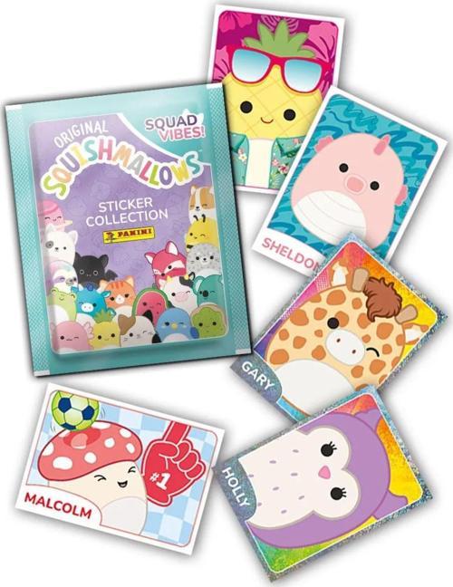 Panini Squishmallows Sticker Çıkartma - 1 Paket ( 5 Adet Sticker )