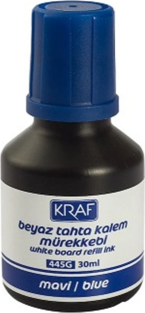 Beyaz Tahta Kalem Mürekkebi Mavi  30Ml (445G)