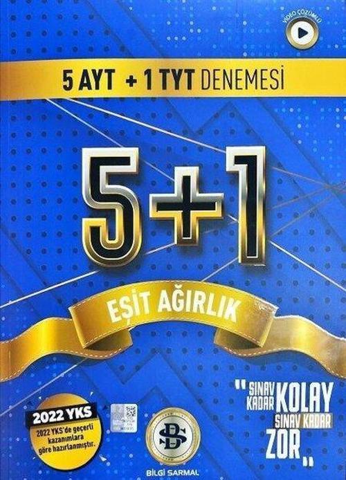 2022 TYT AYT Eşit Ağırlık 5+1 Deneme