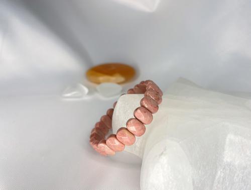 RODONİT DOĞALTAŞ ROLEX KESİM BİLEKLİK