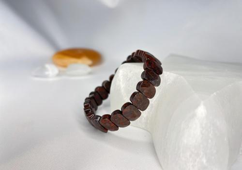KIRMIZI JASPER DOĞALTAŞ ROLEX KESİM BİLEKLİK 