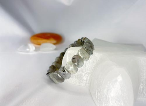 LABLADORİT DOĞALTAŞ ROLEX KESİM BİLEKLİK 