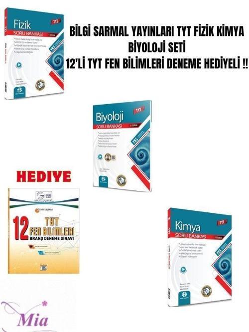 BİLGİ SARMAL TYT FİZİK KİMYA BİYOLOJİ SET 
