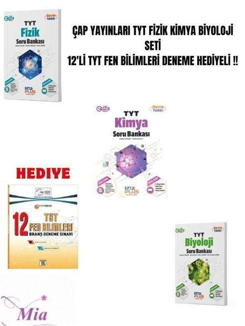 ÇAP TYT FİZİK KİMYA BİYOLOJİ SET 