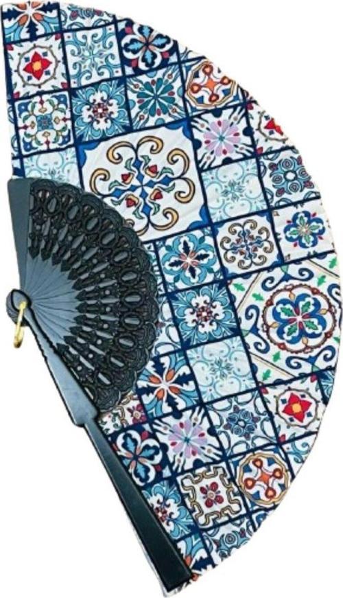 - Desenli Şık Yelpaze