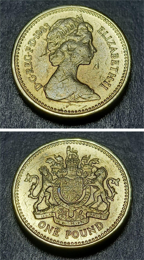 Escoines 39963688aaba38fb19 Birleşik Krallık 1 Pound 1983 ÇT+ Para