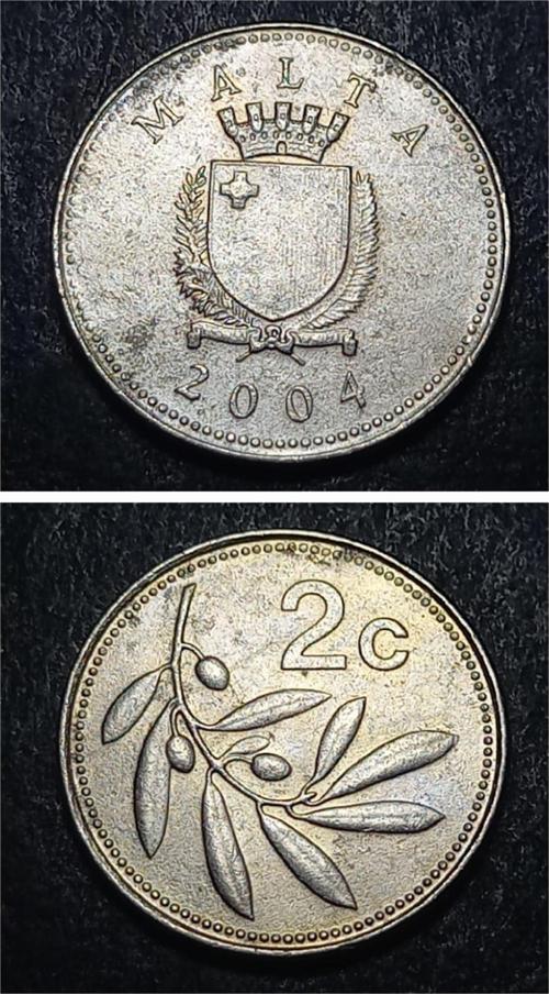 Escoines 39963688b5edb4d572 2004 Malta 2 Cent ççt+ Para