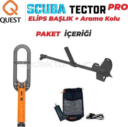Scuba Tector PRO Su Altı Dedektörü&Sahil Arama Dedektörü - Arama Kollu