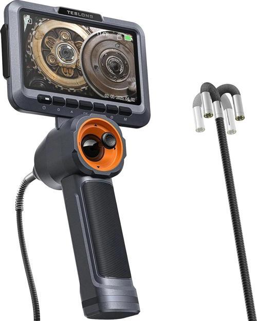 360 Işıklı 4 Yönlü Eklemli Boroskop, 5 Inc - 6.5mm Çap - 1.5m Kablo