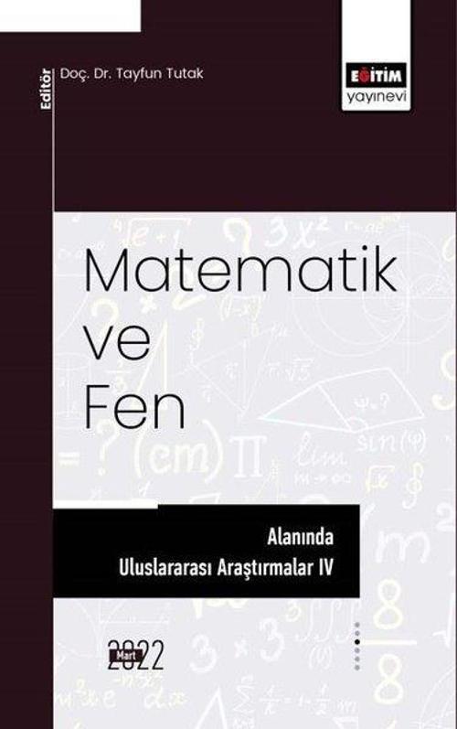 Matematik ve Fen Alanında Uluslararası Araştırmalar 4