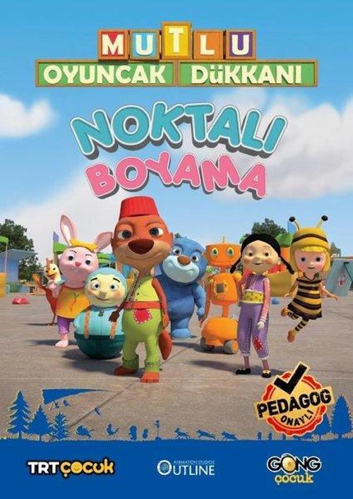 Mutlu Oyuncak Dükkanı Noktalı Boyama