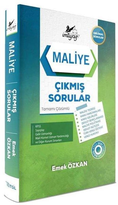 Maliye Çıkmış Sorular - Tamamı Çözümlü - İmtiyaz