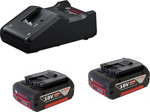 18V Başlangıç seti 2x5.0 Ah + GAL 18v-40