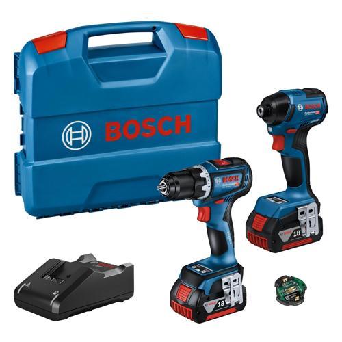 GDR 18V-220C+GSB 18V-220C Kombi Set 2x4,0Ah