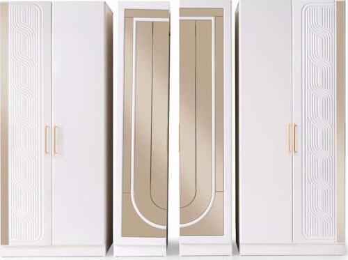 Kaliforniya 6 Kapaklı Gardırop %100 Mdf | Ücretsiz Teslimat Ve Kurulum Avm 24
