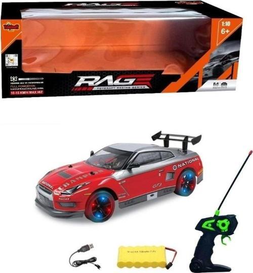 TOYCRAFT RacerX 1:10 Ölçek Uzaktan Kumandalı Yüksek Hızlı Yarış Arabası (10–15 km/h)