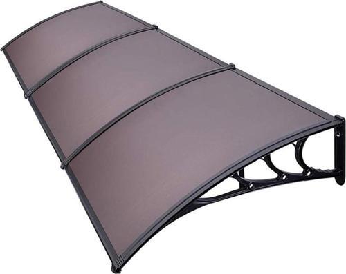 Kapı Üstü Pratik Sundurma 300 X 100 cm Siyah