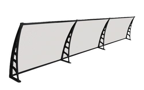 CROCUS Kapı Pencere Üstü Pratik Sundurma 80×360 – Şeffaf