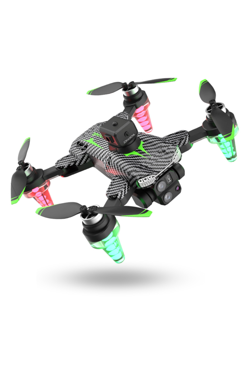 Büro Ev Ofis Hediyesi için 23X17X6CM Rgb Işıklı 8K Çift Kameralı Drone