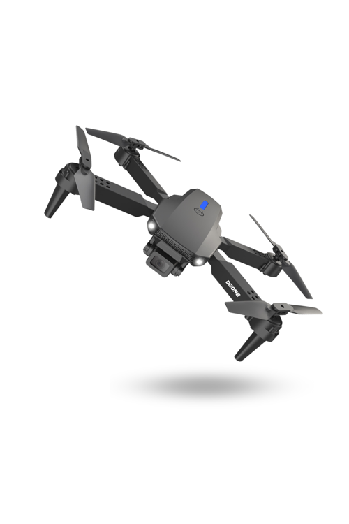 Büro Ev Ofis Hediyesi için 25X20X5.5CM Led Işıklı 4K Çift Kameralı Drone