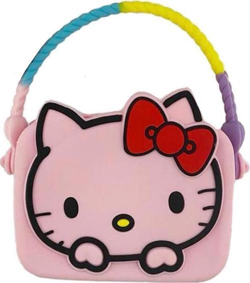 Büro Ev Ofis Kız Çocuğu Hediyesi için Mini Silikon HKitty Çanta