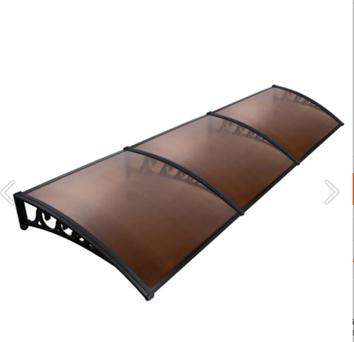 Kapı üstü Pratik Sundurma 360 X 80 Cm Siyah-Bronz