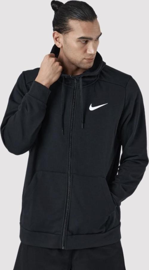 Dri-FIT Full Zip Erkek Siyah Kapüşonlu Sweatshirt