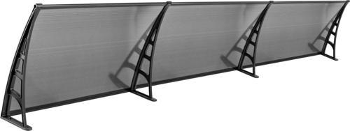 LOTUS Kapı Pencere Üstü Pratik Sundurma 70X360 - Siyah