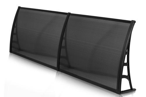 LOTUS Kapı Pencere Üstü Pratik Sundurma 70x240 - Siyah
