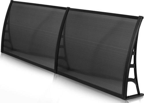 LOTUS Kapı Pencere Üstü Pratik Sundurma 70x240 - Siyah