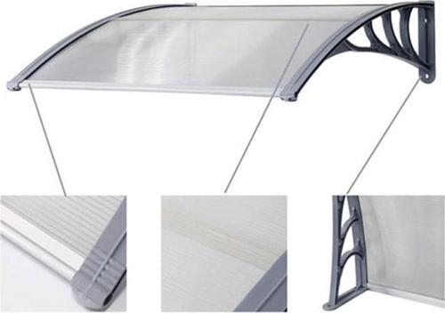Kapı Üstü Pratik Sundurma 150 X 100 cm Gri