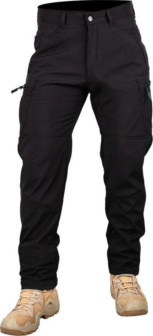Softshell Siyah Su Geçirmez Pantolon
