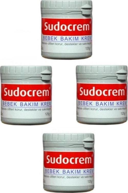 Sudocrem  Hassas Ciltleri Koruyucu Bakım Kremi 125 gr 4 Adet