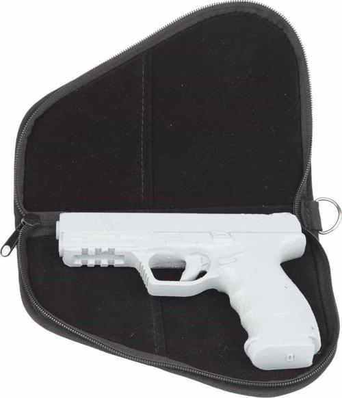 Mini Üçgen Tabanca Çantası Kadifeli